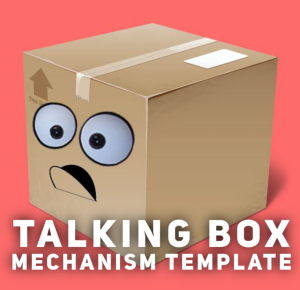 TALKING BOX PUPPET – TEMPLATE